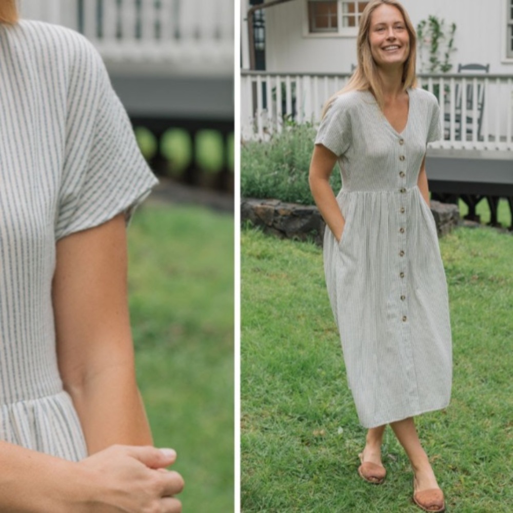 Neuflora, Newberry Dress. 100% Cotton self